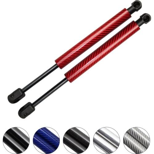 For 2001 - 2006 Hyundai Santa Fe Sport Utility Auto Front Hood Carbon Fiber Gas Charged Struts Lift Support 17.40 inch