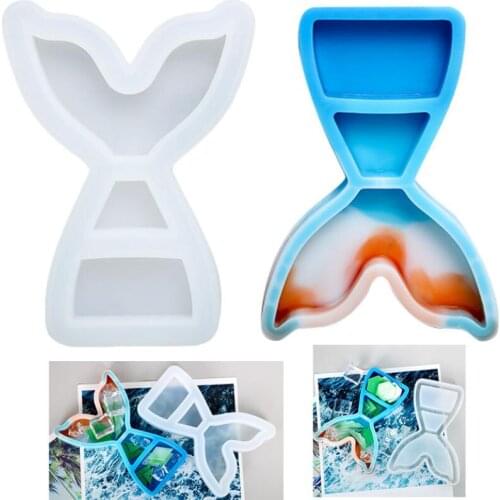 Fish Tail Storage Box Epoxy Resin Mold Jewelry Tools Jewelry Accessories DIY Handcraft Moulds