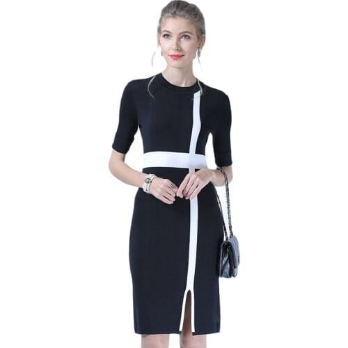 Модные трикотажные платья MORGANCHE China At AliExpress