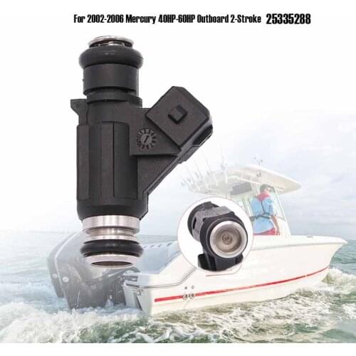 New Fuel Injector Nozzle 25335288 Fit For American Car 2002-2006 Mercury 40HP-60HP Outboard 2-Stroke
