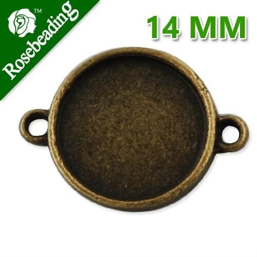 Bracelet Base With 16MM Round Setting,Antique Bronze Plated,suit 14mm glass cabochon,bracelet blanks;cuff bracelet blank