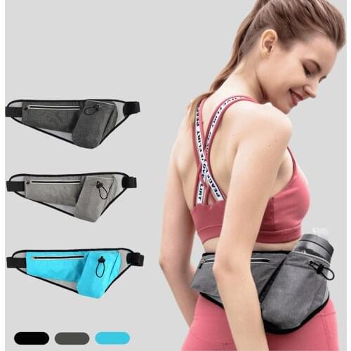 Outdoor Marathon Jogging Cycling Running Hydration Belt Waist Bag Pouch Fanny Pack Phone Holder for 450ml Water Bottle