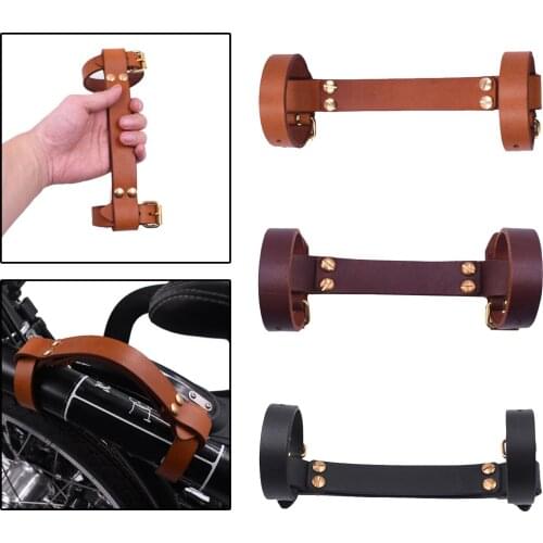 Foldable Bicycle Reliable Craftwork Carrying Bike Handlebar Handle Straps for Travel
