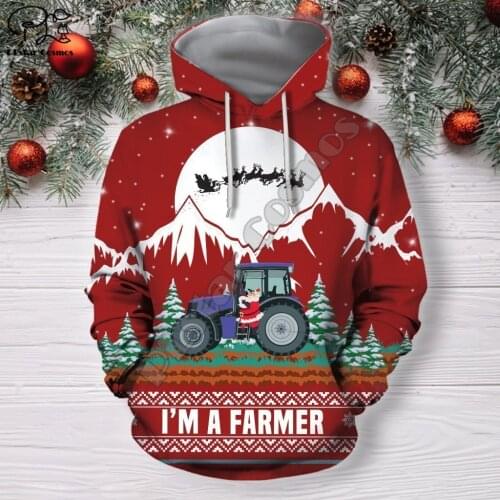 PLstar Cosmos Merry Christmas Santa Claus 3D Printed Hoodies Sweatshirts Zip Hooded For Men And Women Casual Streetwear Style-04