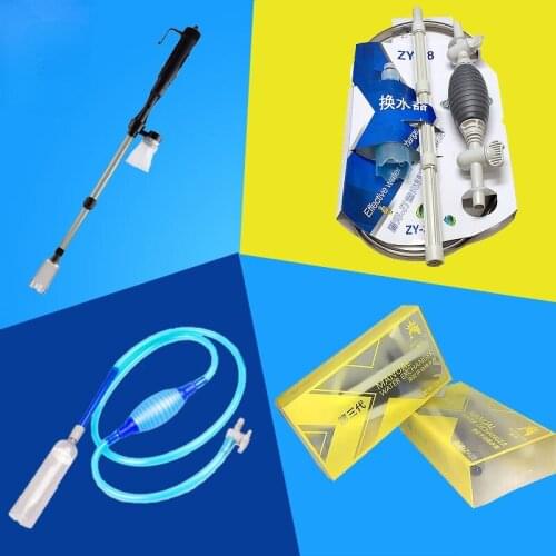 2021 Fish Tank Water Exchange Pipe By28 Sand Washing and Tool Water Pumping and Suction Aquarium Water Exchanger
