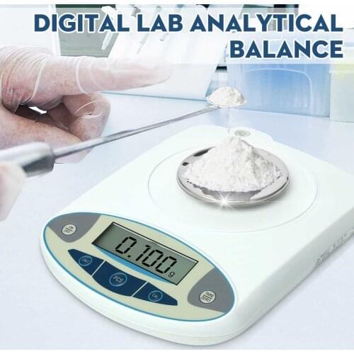 ZEAST 100x0.001g 1mg Digital LCD Lab Laboratory Analytical Balance Electronic Precision Jewelry Scale Mini Portable Weight Scale