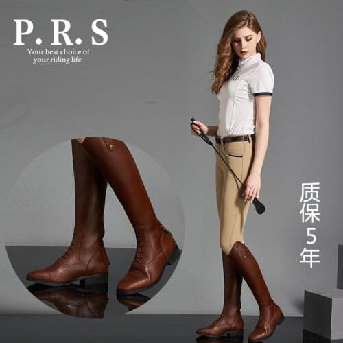 2021 New Equestrian High Boots Women Rider Horse Riding Boots Black Brown Fashion Riding Boots