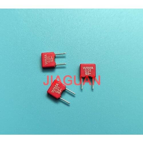 20PCS NEW RED WIMA MKS2 10NF 63VDC 0.01UF 103/63V PCM5 MKS2C021001A00JSSD\KSSD\MSSD\JC00\KC00