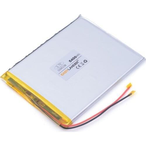 3.7 V lithium polymer battery 5096108 5400 mah large-capacity PDA tablet PC MID IPAQ MID pad laptop 0596108
