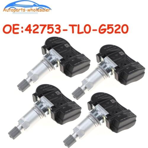 4 pcs/lot Car 42753-TL0-G520 42753TL0G520 FOR 2014-2020 Honda Jazz TPMS Tire Pressure Monitor Sensor Auto Parts