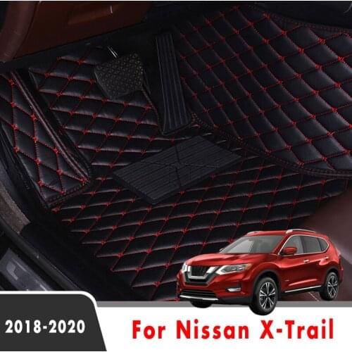 Car Floor Mats For Nissan X-Trail xtrail 2020 2019 2018 Auto Interior Custom Protector Custom Accessories Decoration Carpets