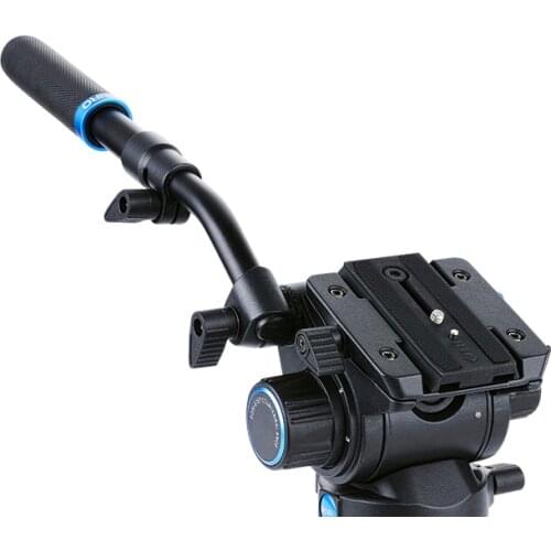 Benro S2 S4 S6 S7 S8 Pro Video Heads Aluminum Hydraulic Head For Video Tripod QR4 Quick Release Professional PTZ