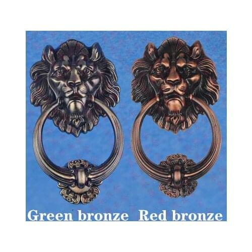 20cm large antique Lion door Kicker Lionhead porter Lions home decoration door knocker