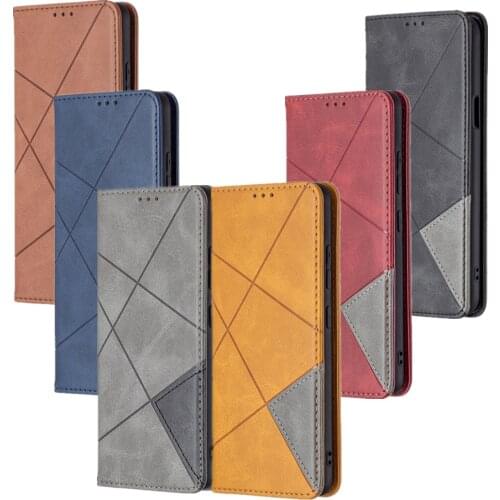 Stand Leather Phone Shell for Huawei P50 Pro Flip Magnetic Wallet Case Card Solts Diamond Pattern Fashion Full Protection Cover