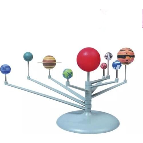 DIY 3D Simulation Solar System Nine Planets Scale Model Kit Explosions Toy Planetarium Astronomy Science Project Kids Gift