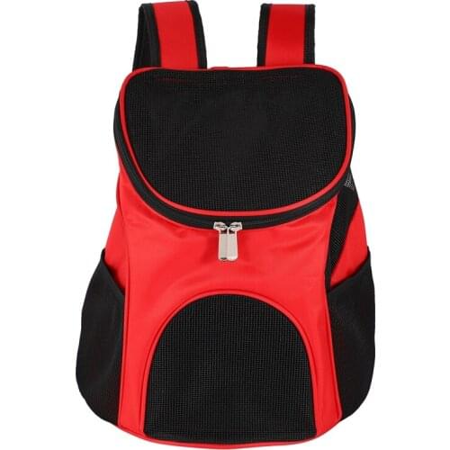 Pet Travel Outdoor Carry Cat Bag Backpack Carrier Products Supplies For Cats Dogs Transport Animal Small Pets Rabbit Red