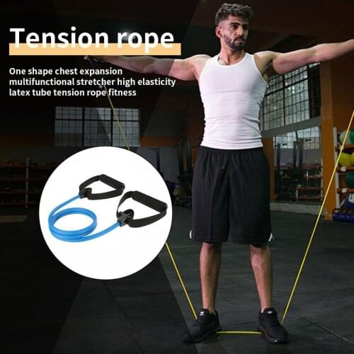 Chest Exercise Elastic Resistance Band Pull Strap Women Men Chest Expander Rubber Belt Fitness Tool Training Pull Rope