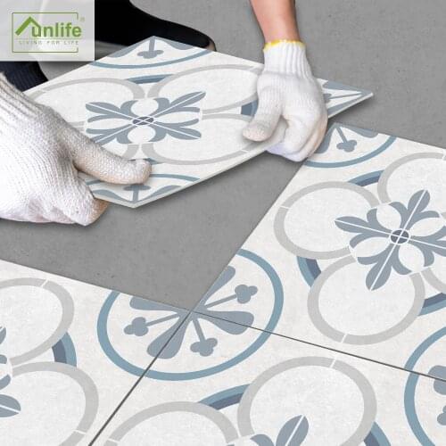 Funlife® Clover Flower Ground Stickers Anti-Slip Bathroom Kitchen Waterproof Self-Adhesive Floor Stickers for Home Decoration