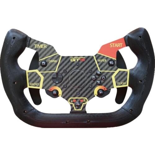 DIY Racing Wheel Thrustmaster T300RS to F1 SIM Wheel For T300RS/GT For SIMAGIC Huracan GT1 GT3 Steering Wheel Mod Parts