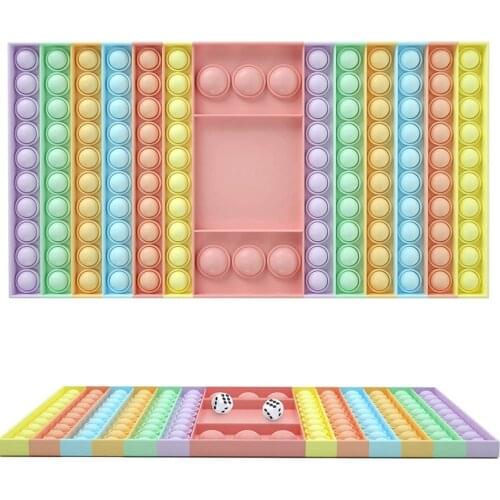 Big Size Fidget Toys Pendant Hot Adult Stress Relief Toy Dimple Push It For Schoolbag Board Family Table Board Games