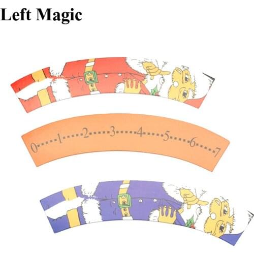 Santa Claus Card Can Become Bigger And Smaller Magic Tricks Close Up Stage Props Illusion Magician Magie Professional Easy To D