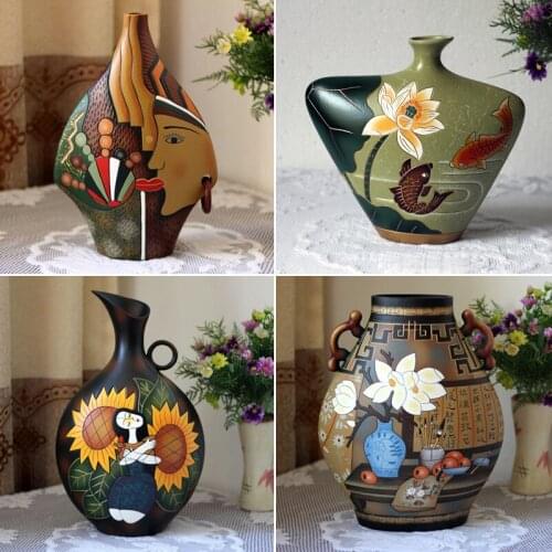 Chinese Characteristics Folk Handicrafts Wine Cabinet Porch TV Cabinet Decoration Wedding Gift Office & Home furnishing
