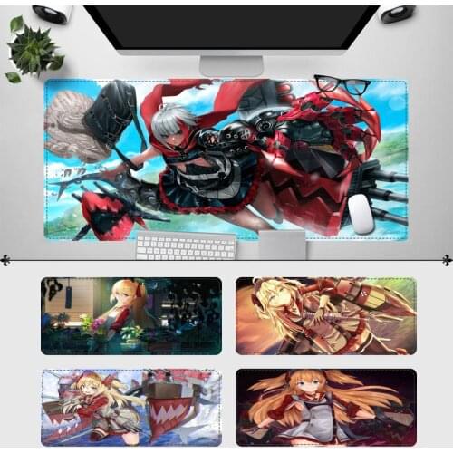 Vip Azur Lane Admiral Hipper Mouse Pad Laptop PC Computer Mause Pad Desk Mat For Big Gaming Mouse Mat For Overwatch/CS GO