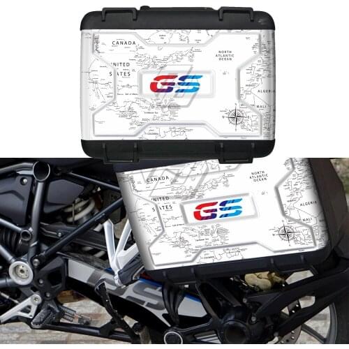 Motorcycle Sticker Case for BMW Vario Case 2004-2012 R1200GS R1250GS Sticker Easy Remove