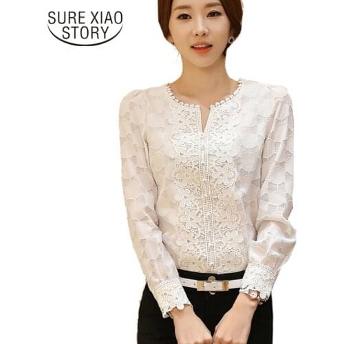 New Arrived 2021 Spring Shirt Chiffon Blouse Female Long-sleeved V-neck Tops Office Lady Fashion Loose Bottoming D288 30