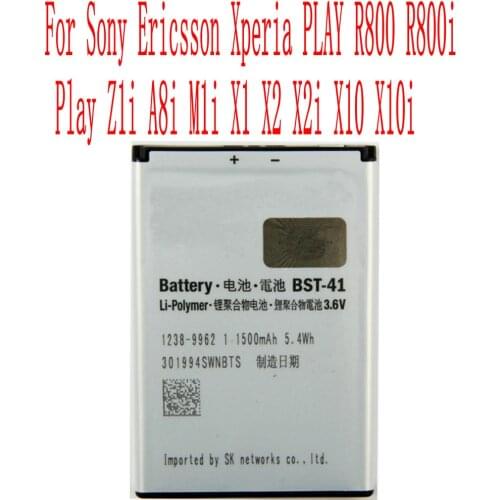 New High Quality 1500mAh BST-41 Battery For Sony Ericsson Xperia PLAY R800 R800i Play Z1i A8i M1i X1 X2 X2i X10 X10i Cell Phone