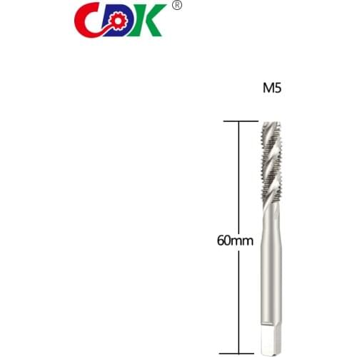 One Pcs M5 HSSE Spiral Fluted Taps Thread Metric Machine Tap Hand Tools