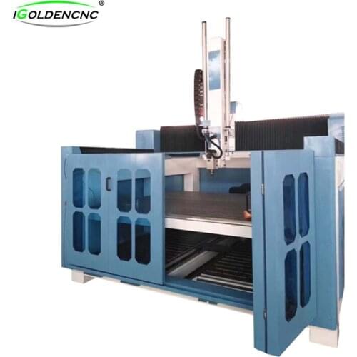 Foam cnc router 4th 4 axis eps foam engraving machine with double table