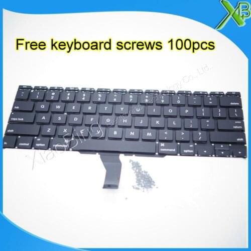 Brand New US keyboard+100pcs keyboard screws For MacBook Air 11.6" A1370 A1465 2010-2015 Years