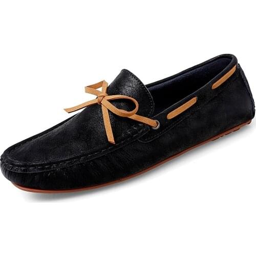 Man Shoe 2021 Leisure Walk Loafers Shoes Men Classic Brand High Quality Leather Comfy Drive Boat Shoes Comfortable Handmade Soft