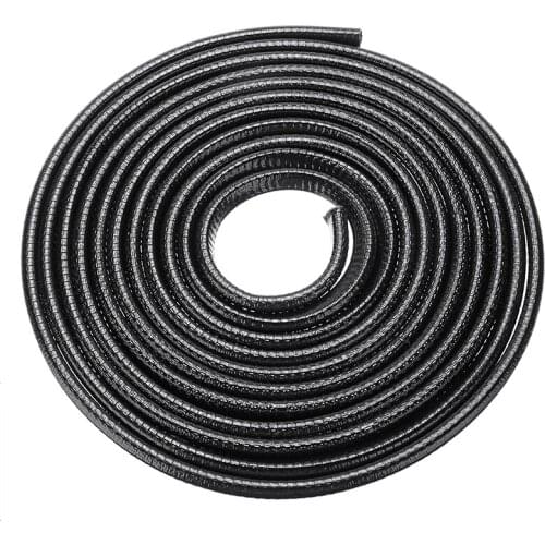 1pcs 5M Black Car Door Edge Guards Trim Styling Moulding Protection Strip Anti Scratch Protector Universal for Car Vehicle
