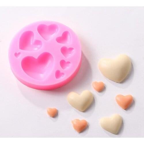 1pcs Cake Decoration Mold Reusable Fondant Mold DIY Reusable Heart Pearl Shaped Cake Decorating Tools Beautiful Candy Mold