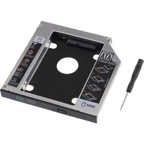 12.7mm 2nd Hard Drive SSD HDD Caddy for HP Pavilion DV3 DV4 DV5 DV5Z DV5T DV6 DV7 DV8 HDX18 HDX16 TS-LB23L