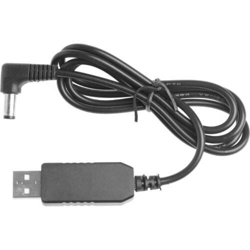 2021 New USB DC 5V To 12V 2.1x5.5mm Right Angle Male Step Up Adapter Cable For Router