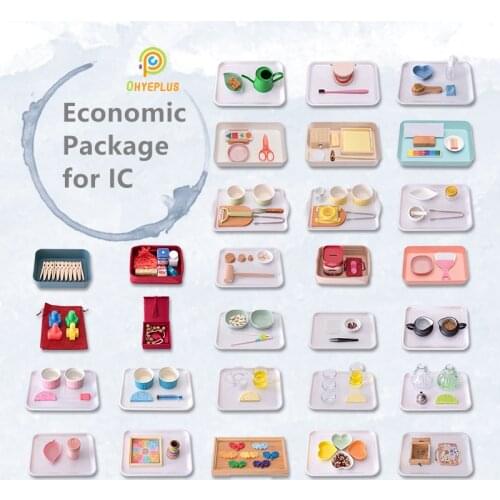 （30 Sets) Montessori Materials Package for IC Classroom Preschool Life Practical Equipment Kids Early Learning, Economic Version