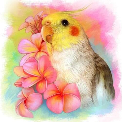 5D DIY Diamond Painting Kits Full Round With AB Drill Parrot Diamond Drawing Embroidery Mosaic Painting Home Decoration Gift Art