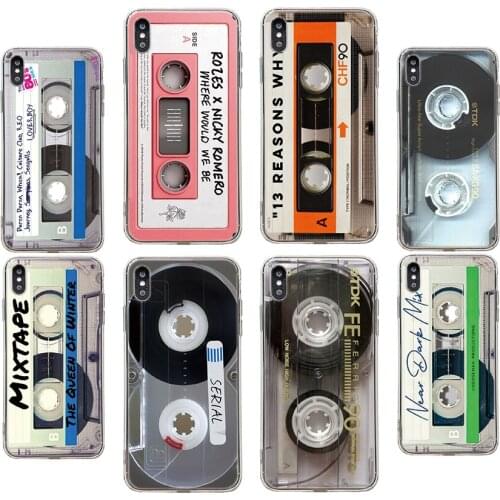 For Asus Zenfone ROG phone 3 ZS661KS 2 ZS660kl 7 Pro ZS671KS 7 ZS670KS 6 2019 ZS630kl 5 ZE620KL old Cassette tape 1 phone case