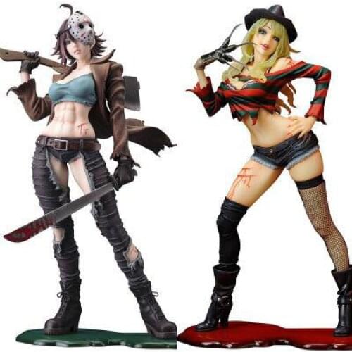 Girls Freddy Vs Jason Sexy Girl 21cm Movie Figures Action & Toy Figures Pvc Model Collection For Christmas/birthday Gife