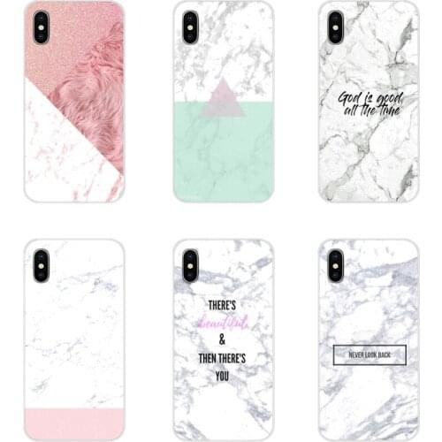 For Xiaomi Mi4 Mi5 Mi5S Mi6 Mi A1 A2 5X 6X 8 9 Lite SE Pro Mi Max Mix 2 3 2S Granite Pink White Marble Texture Phone Cases Cover