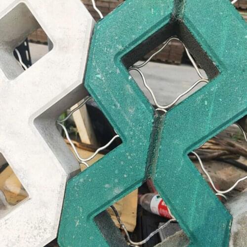 Brick Stone Mold Pavement Path Maker Mold DIY Paving Cement Brick The Stone Road Paving Moulds Tool For Garden Decoration