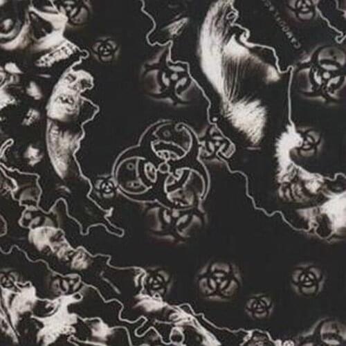 Hydro dipping hydrographics Films CSKQ155Q 1mX10m skulls water transfer printing film