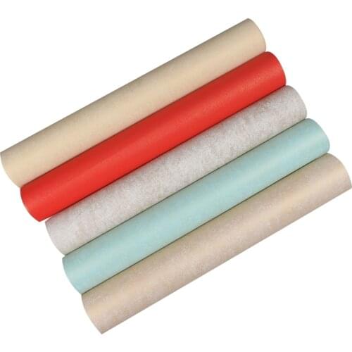 Chinese Golden Foils Calligraphy Paper Gilt Batik Xuan Paper 34*1000cm Rijstpapier Small Regular Script Half Ripe Rice Paper