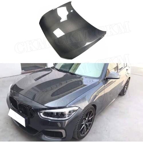 Carbon Fiber Car Engine Hood Bonnet Cover for BMW 1 Series F20 Hatchback 2016 2017 2018 Car Styling