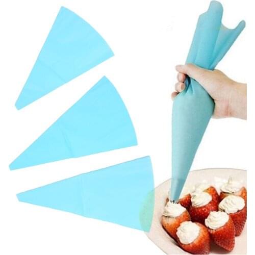 Reusable Silicone TPU Pastry Bag Piping Cake Pastry DIY Cupcake Decorating Pastry Bags Kitchen Cakes Supplies