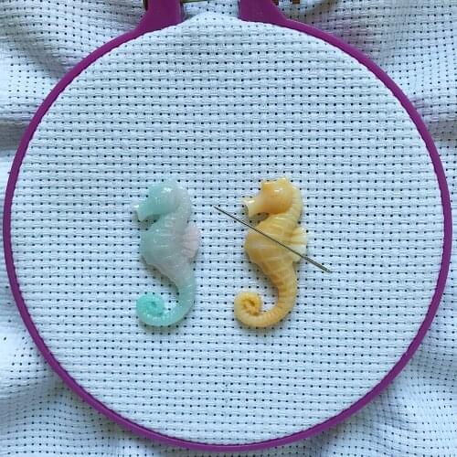 Seahorse Needle minder to keep track of your needle Cross Stitch Accessories