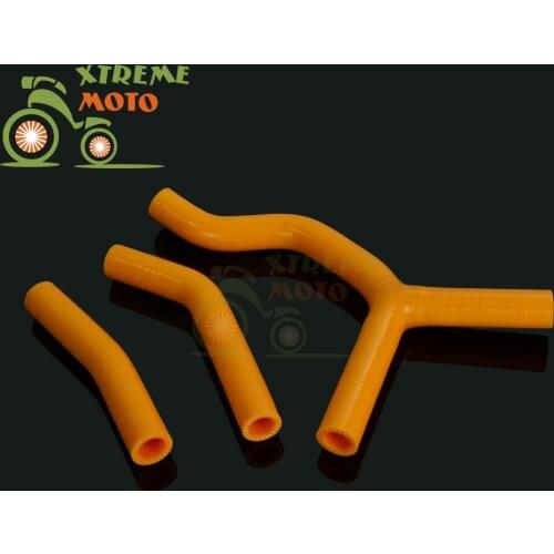 Orange Silicone Radiator Cooler Coolant Hose Pipe Kit For KTM SX125 SX200 2003-2006 03 04 05 06 Motorcycle